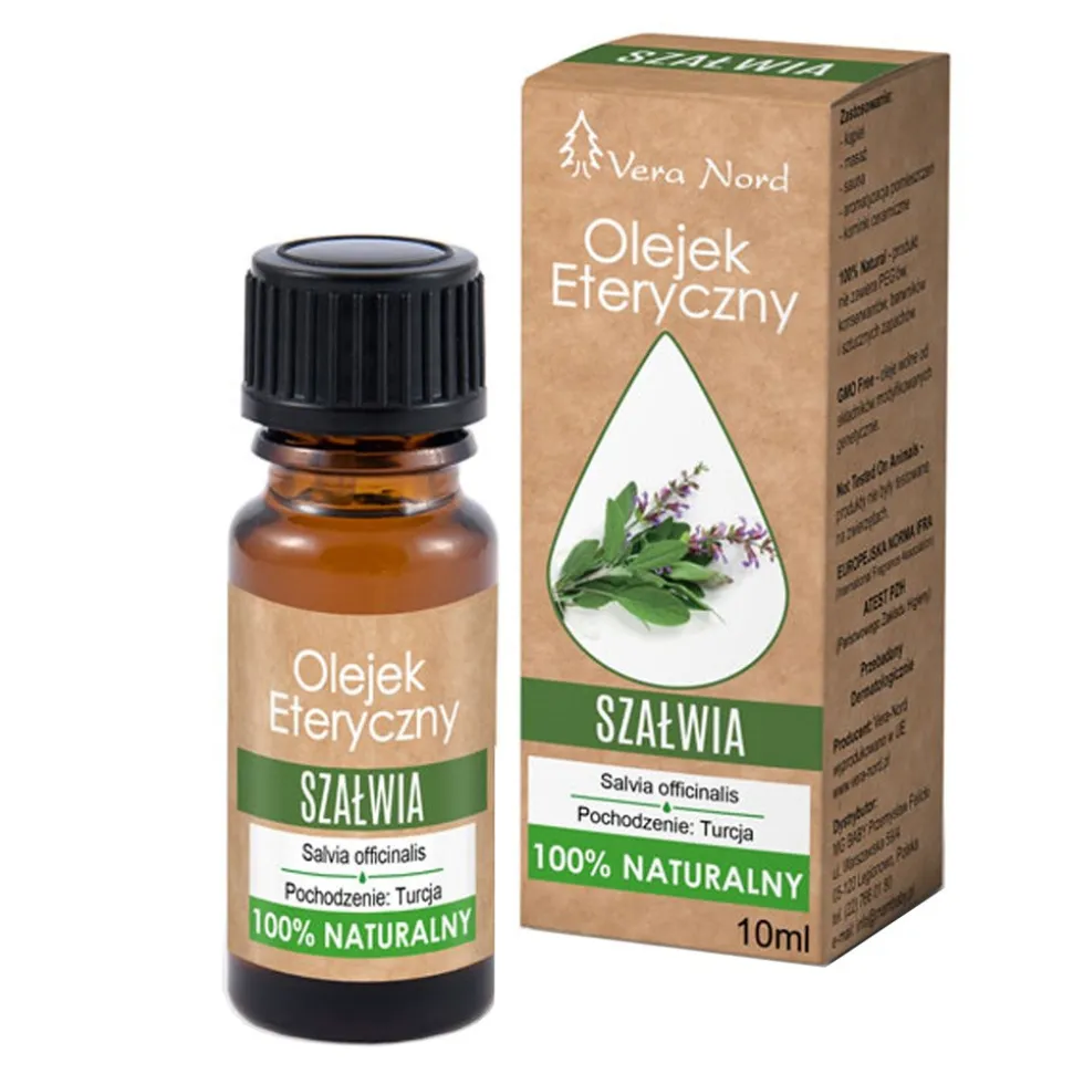 Vera Nord, olejek eteryczny, szałwia, 10 ml