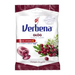 Verbena, cukierki ziołowe, głóg, 60 g