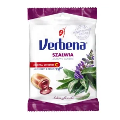 Verbena, cukierki ziołowe, szałwia, 60 g