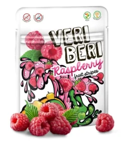Veri Beri Cherry, bezglutenowe żelki malinowe, 50 g