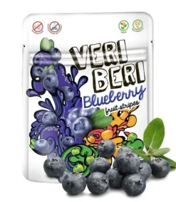 Veri Beri Cherry, bezglutenowe żelki jagodowe, 50 g
