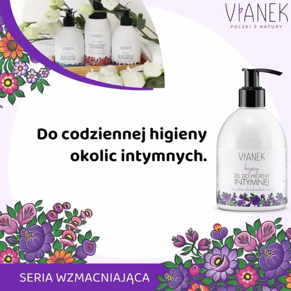 Vianek, kojący żel do higieny intymnej, 300 ml