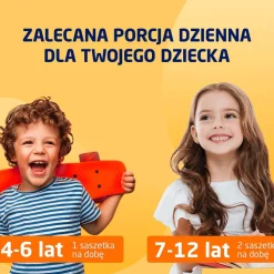 Vibovit Junior o smaku pomarańczowym, proszek, 2 g, 44 saszetek