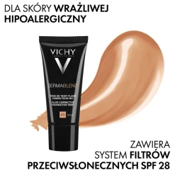 Vichy Dermablend, fluid korygujacy 16 h trwałość SPF 35, 45 Gold, 30 ml