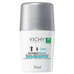 Vichy Invisible Resist 72h. Antyperspirant roll-on przeciw śladom, 50 ml