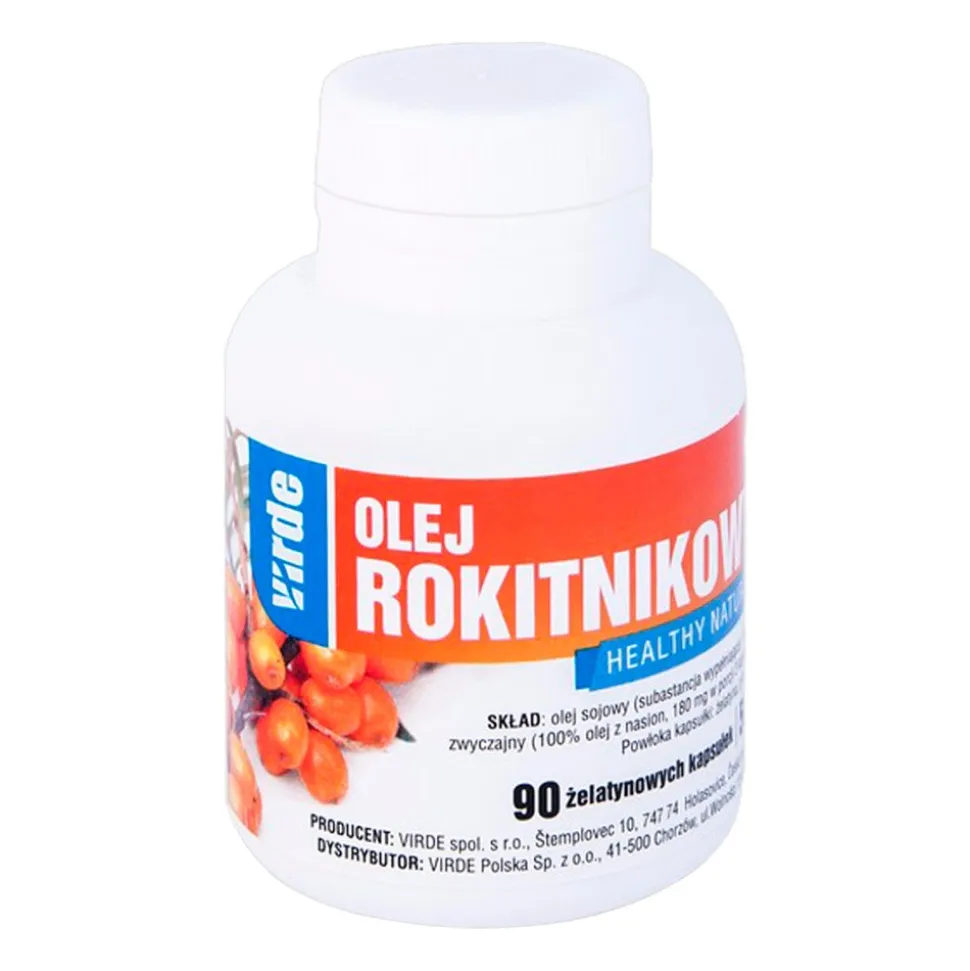 Virde Olej rokitnikowy, kapsułki, 90 szt.