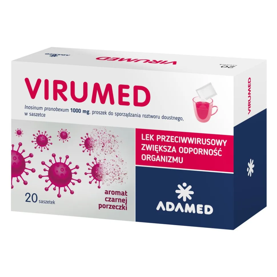 Virumed, 1000 mg, proszek do sporządzania roztworu doustnego, 20 saszetek