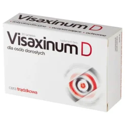 Visaxinum D dla osób dorosłych, cera trądzikowa, tabletki powlekane, 30 szt.
