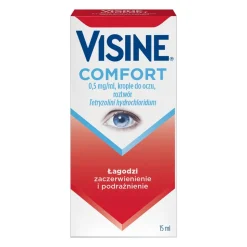 Visine Comfort, 0,5 mg/ml, krople do oczu, 15 ml