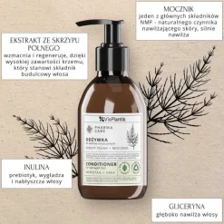 Vis Plantis Pharma Care, odżywka do włosów zniszczonych, skrzyp i mocznik, 300 ml