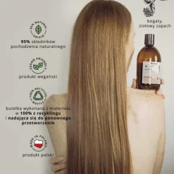 Vis Plantis Pharma Care, szampon do włosów cienkich, żeńszeń i niacynamid, 500 ml