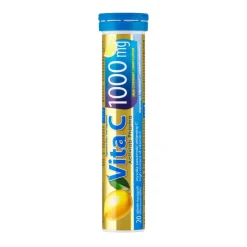 Vita C 1000 mg, Activlab Pharma, tabletki musujące, smak cytrynowy, 20 szt.