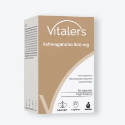 Vitalers Ashwagandha 600 mg, kapsułki, 60 szt.