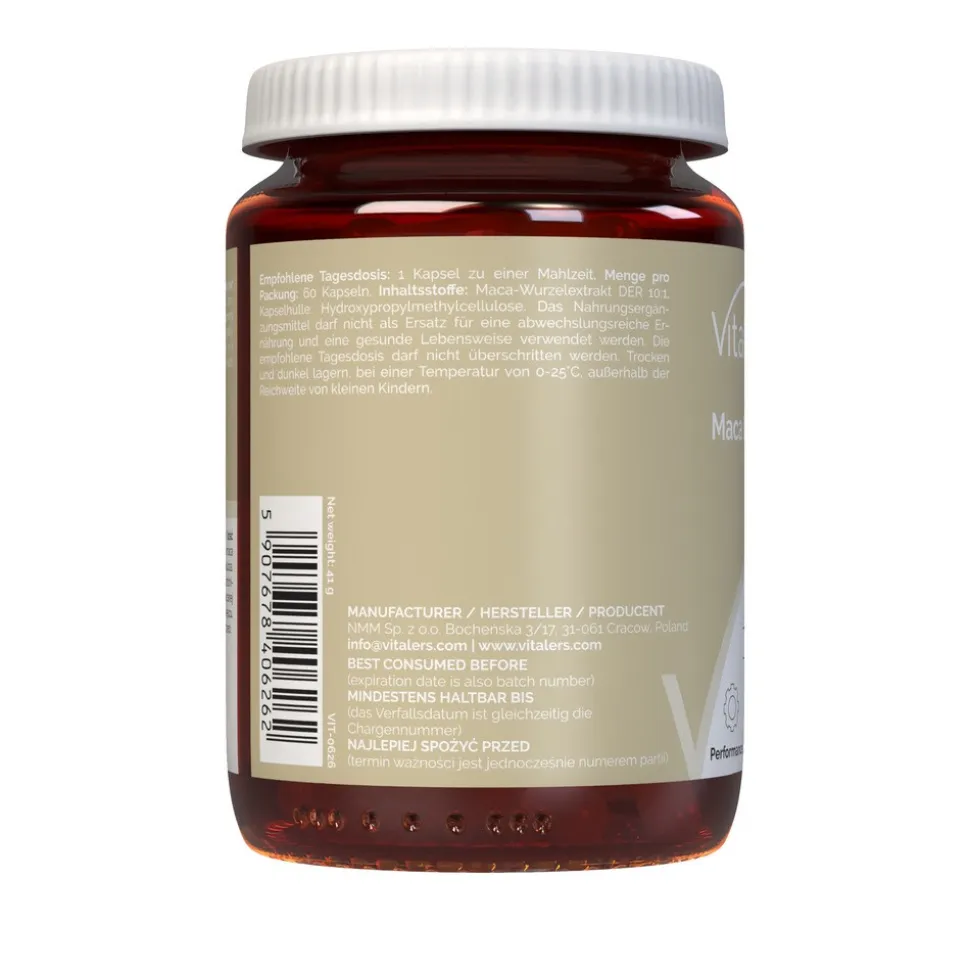 Vitaler's Maca 600 mg, kapsułki, 60 szt.