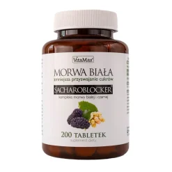 VitaMax Morwa Biała Sacharoblocker, tabletki, 200 szt.