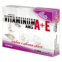 Vitaminum A+E AMS forte, tabletki, 30 szt.