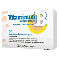 Vitaminum B compositum, tabletki drażowane, 50 szt.