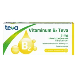 Vitaminum B2 Teva, 3 mg, tabletki drażowane, 50 szt.