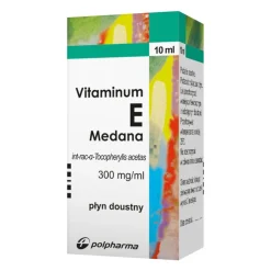 Vitaminum E, (300 mg / ml), krople, 10 ml (Medana)