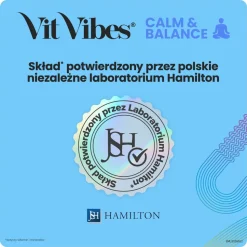 Vit Vibes Calm & Balance, żelki, smak malinowy, 60 szt.