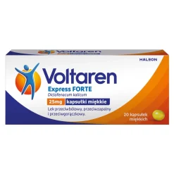 Voltaren Express Forte, 25 mg, kapsułki miękkie, 20 szt.