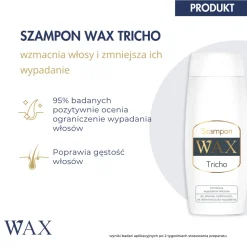 WAX Tricho, Laboratorium Pilomax, szampon przeciw wypadaniu włosów, 200 ml