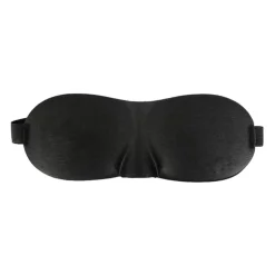 Waya 3D, opaska na oczy do spania, czarna, 1 szt.