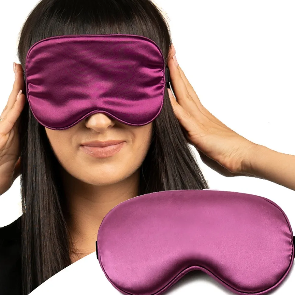 Waya Extra Soft, opaska na oczy fioletowa, 1 szt.