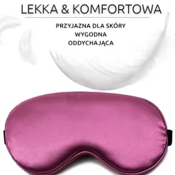 Waya Extra Soft, opaska na oczy fioletowa, 1 szt.