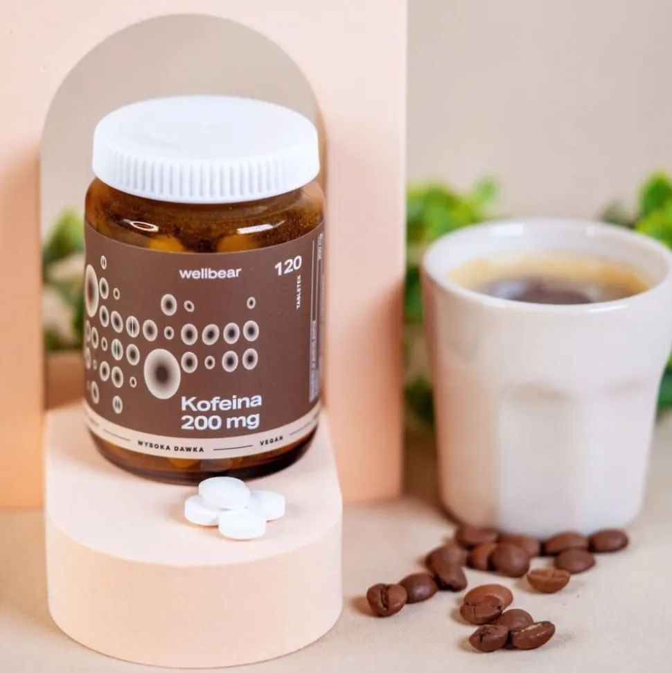 Wellbear Kofeina 200 mg, tabletki, 120 szt.
