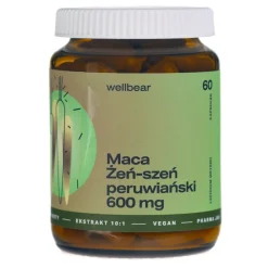 Wellbear Maca (Żeń-szeń peruwiański), kapsułki, 60 szt.