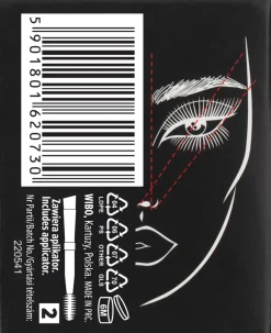 Wibo, pomada do brwi, wodoodporna, Dark Brown, 3,5 g