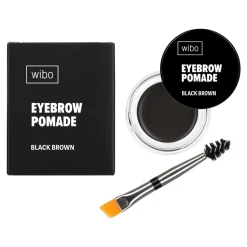 Wibo, pomada do brwi, wodoodporna, Black Brown, 3,5 g