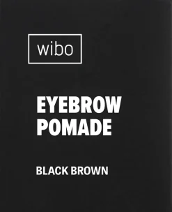 Wibo, pomada do brwi, wodoodporna, Black Brown, 3,5 g