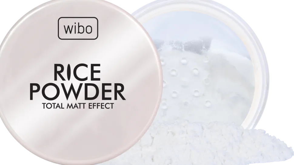 Wibo, puder matująco-utrwalający, Rice, 5,5 g