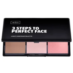 Wibo 3 Steps to Perfect Face, paleta do konturowania, light, 10 g