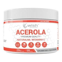 Wish Acerola Naturalna Witamina C, proszek, 250 g