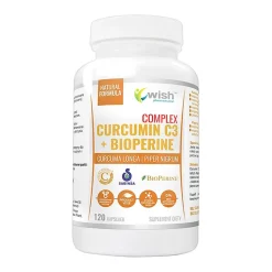 Wish Curcumin C3 + Bioperine Complex, kapsułki, 120 szt.