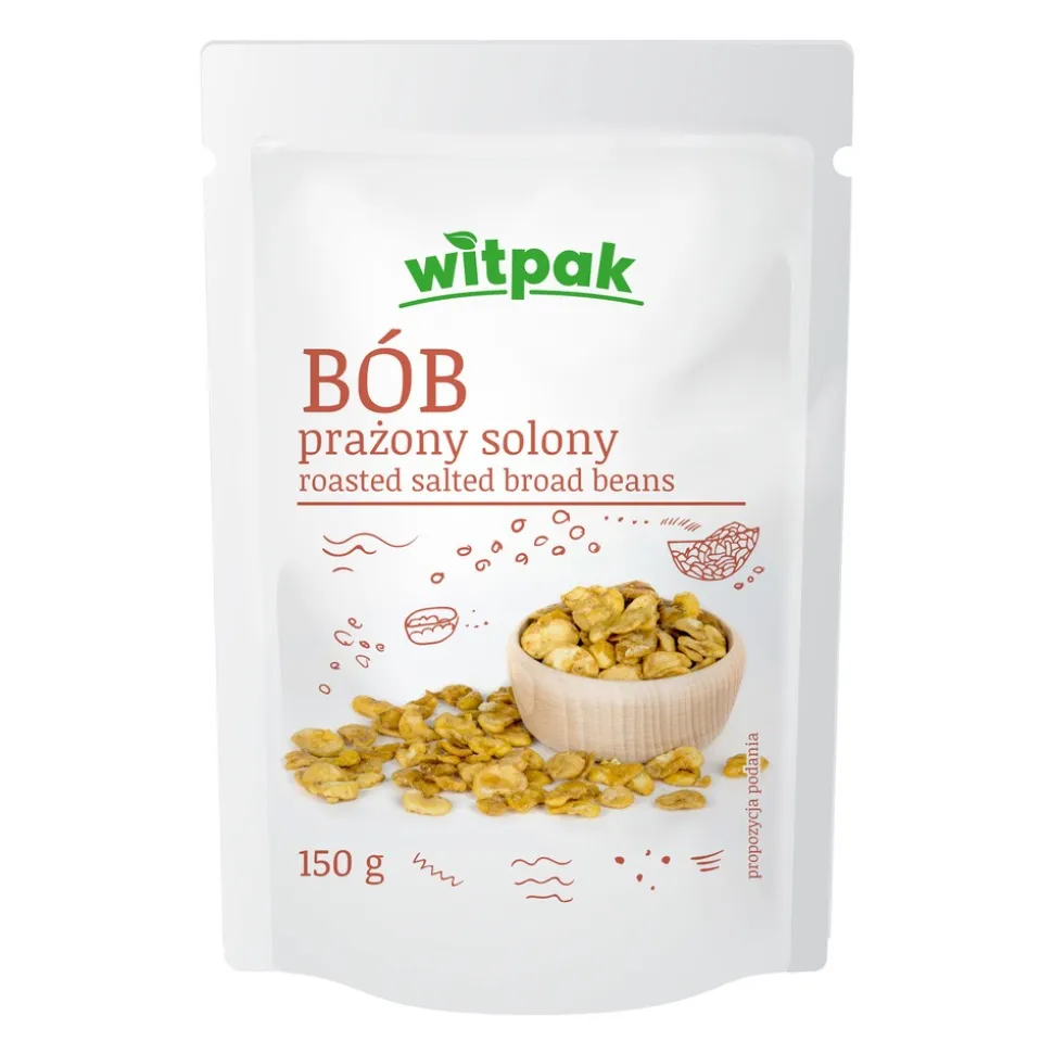Witpak Bób prażony solony, 150 g