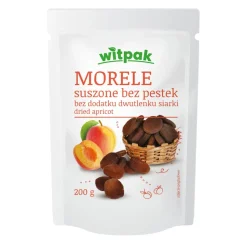 Witpak Morele suszone bez pestek, bez dodatku dwutlenku siarki, 200 g