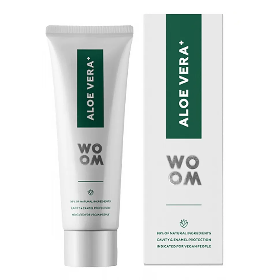 WOOM Aloe Vera+, pasta do zębów, 75 ml