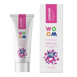 WOOM Junior, pasta do zębów dla dzieci w wieku powyżej 6 lat, Bubble Gum, 50 ml