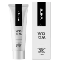 WOOM White+, Antybakteryjna wybielająca pasta do zębów, 75 ml