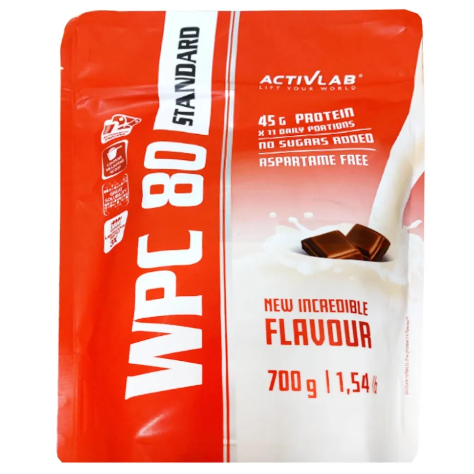 WPC 80 Standard, smak czekolada mleczna, proszek, 700 g