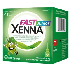 Xenna Fast Junior, mikrowlewka doodbytnicza, 5 g x 6 szt.