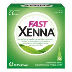 Xenna Fast, mikrowlewki, 10 g x 6 szt.