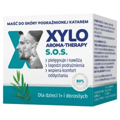Xylo Aroma-Therapy SOS, maść do skóry podrażnionej katarem dla dzieci od 1. roku życia i dorosłych, 15 ml
