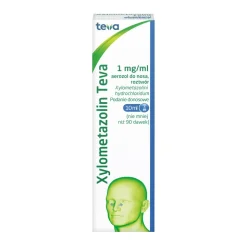 Xylometazolin Teva, 1 mg/ml, aerozol do nosa, roztwór, 10 ml