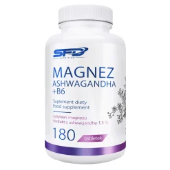 2x Zestaw SFD Magnez Ashwagandha + B6, tabletki, 180 szt.