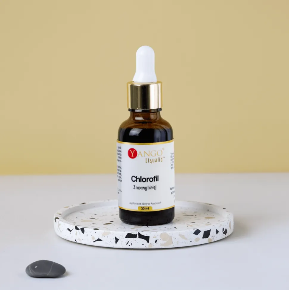 Yango Chlorofil z morwy białej, krople, 30 ml